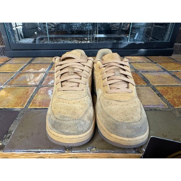 Preschool 2Y Nike Air Force 1 Wheat Brown Gum Athletic Sneakers BQ5486-700 - Picture 3 of 9